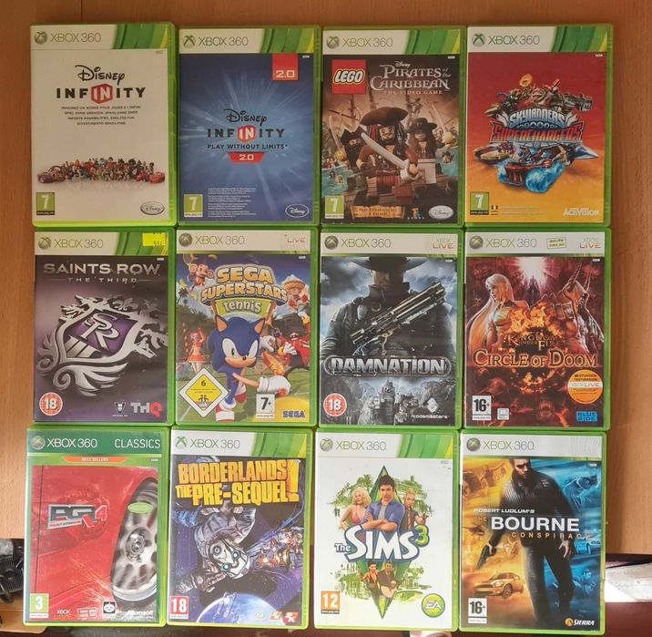 Колекція ігор до приставки ікс бокс 360 приставки консолі Xbox game