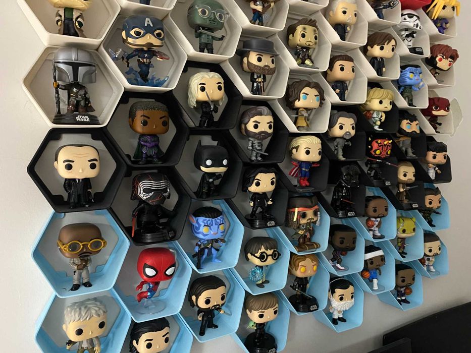 Полка для Funko Pop и фигурок | Соты для коллекции | 3D печать