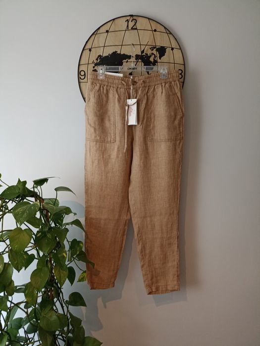 Spodnie lniane damskie s.Oliver roz.M/L