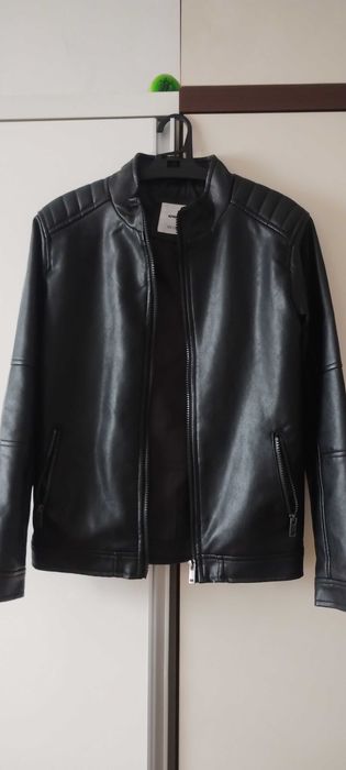 Kurtka chłopięca czarna 152