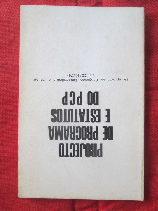 Projeto de Programa e de Estatutos dos PCP