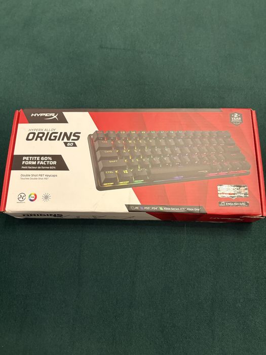 HyperX Alloy Origins 60 – Klawiatura mechaniczna dla graczy – HX Red