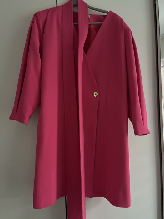 Sukienka zapinana FUKSJA rozm. S