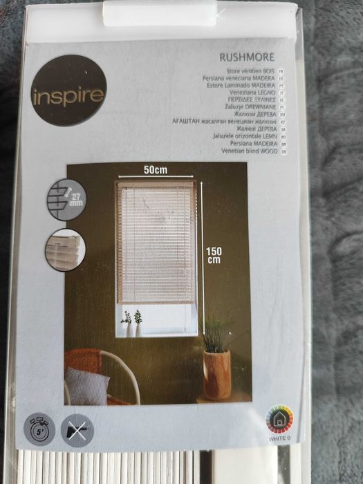 Roleta żaluzja drewniana 50x150 cm, 50 zł szt.