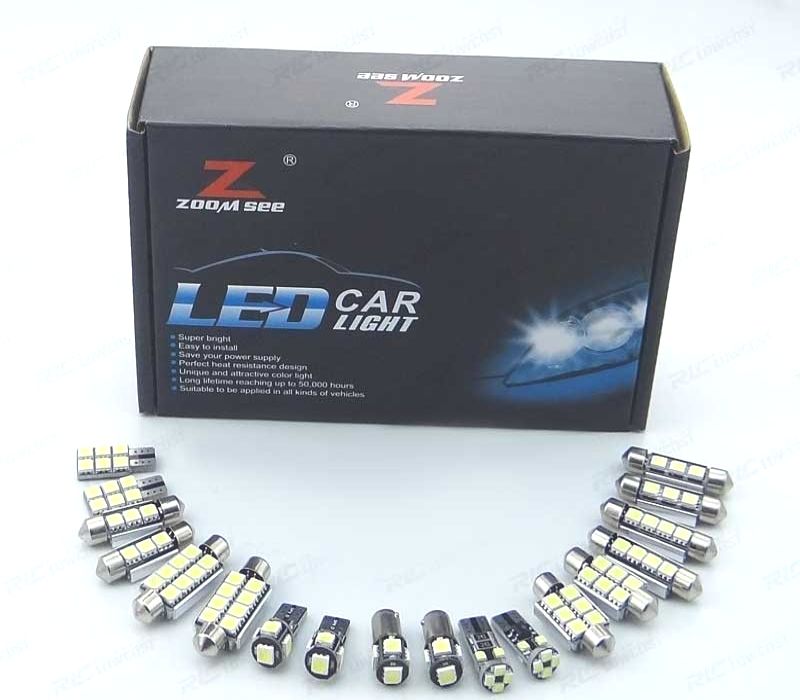 KIT COMPLETO 22 LAMPADAS LED INTERIOR PARA PORSCHE PANAMERA 4 S 4S TURBO S DIESEL GTS S HÍBRIDO 09-15