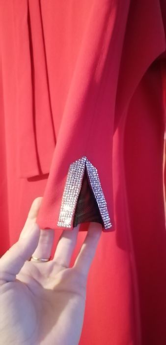 Czerwona sukienka na Nowy Rok