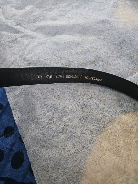 Pasek ze skóry węża