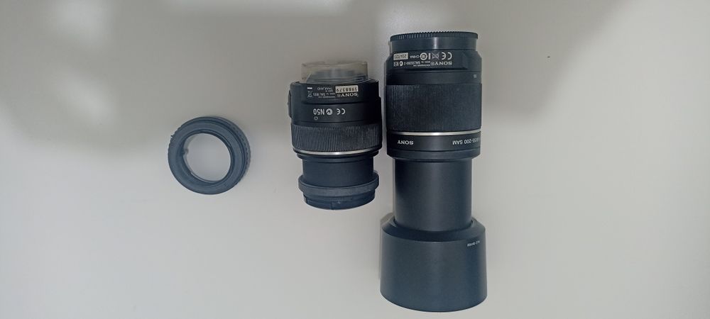 Objetivas lentes Sony Sam / nex E-mount