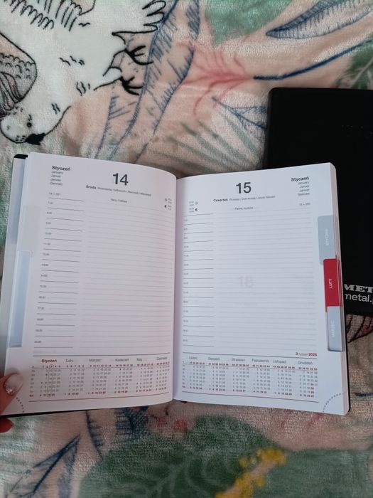 Kalendarz 2026 kalendarze 2szt. Zestaw planner planer notes notatnik