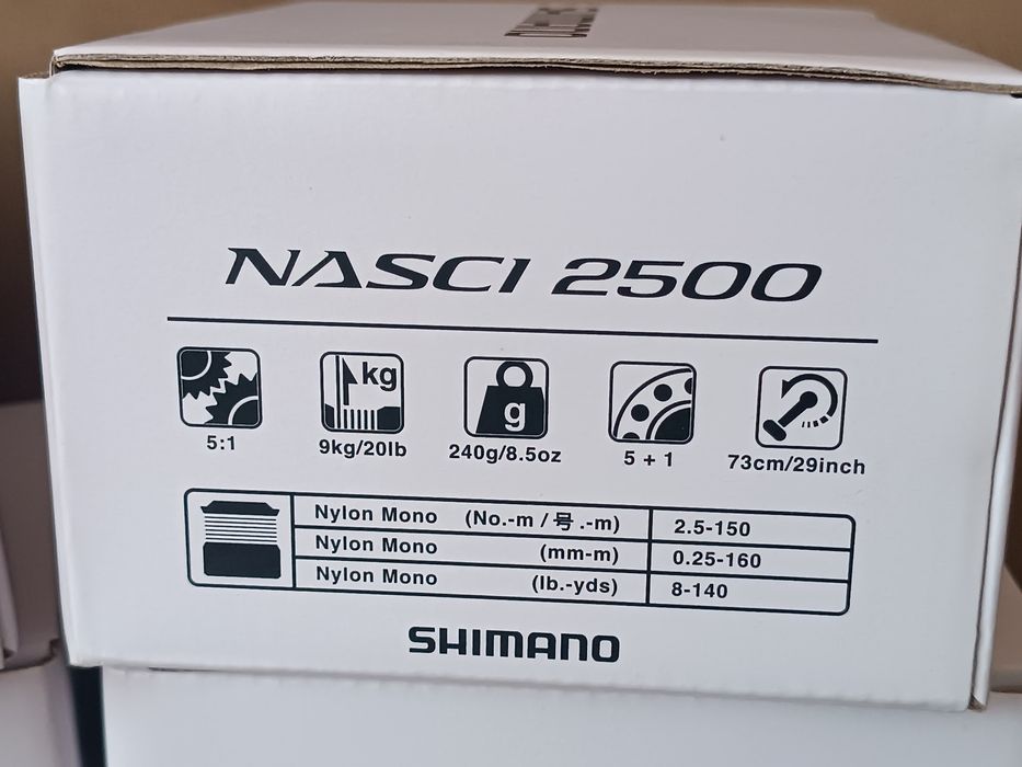 Котушка Shimano 21 Nasci 2500 FC