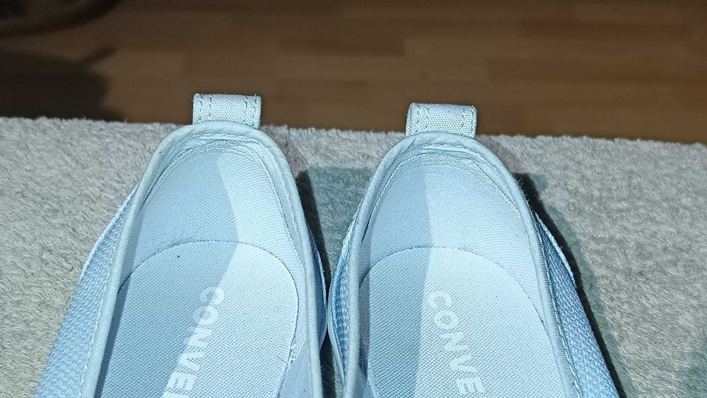CONVERSE CHUCK TAYLOR ALL BALLET LACE r.38,5 błękitne stan idealny