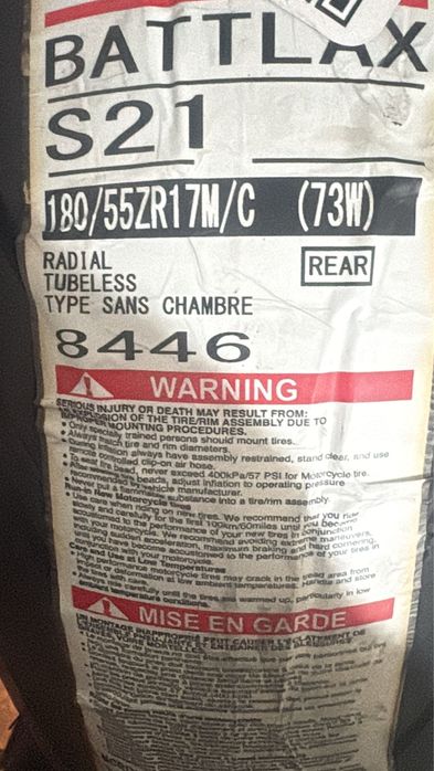 2 Pneus mota Battlax s21