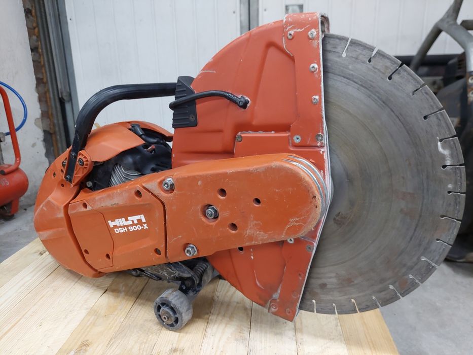 Przecinarka spalinowa HILTI DSH 900-X dwusuw mieszanka piła do betonu kostki obrzeży żelbetu tarcza 400mm Tyrolit po serwisie  Stihl Husqvarna