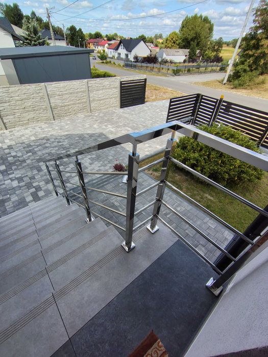 Balustrady nierdzewne