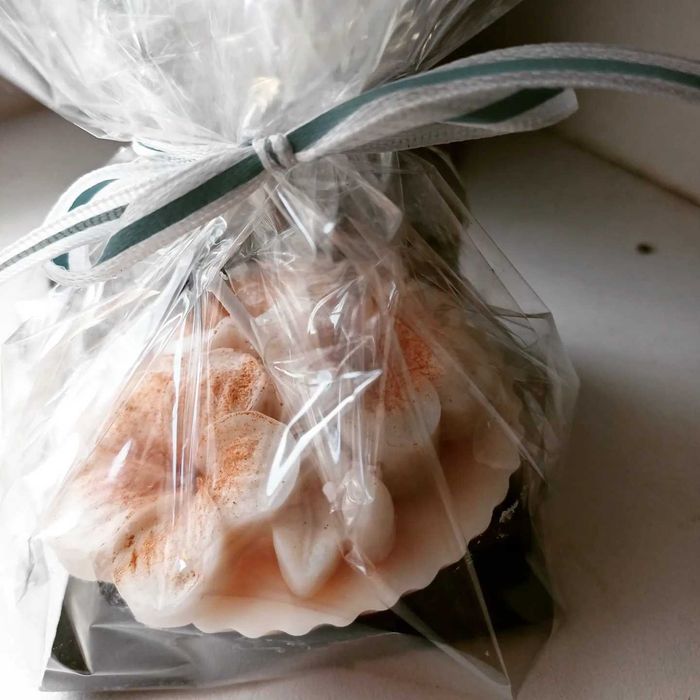 Babeczki kwieciste Mini Świeca sojowa - Podziękowania