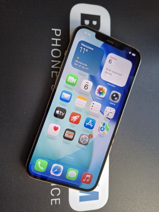 Ładny Apple iPhone 12 Pro Max 128GB Gold kondycja 100%