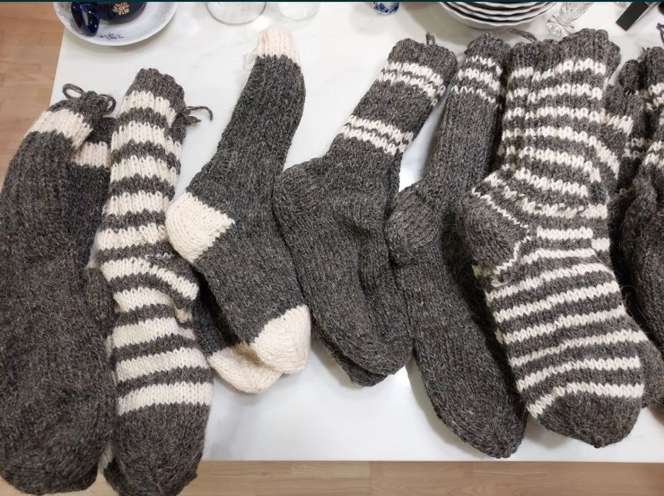 2 x skarpety wełniane