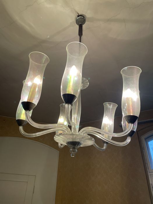 Żyrandol wenecki murano lata 20