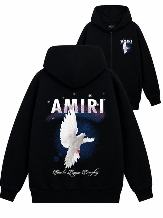 Зіп Худі Amiri / Зипка Амири / У2к чорна зип