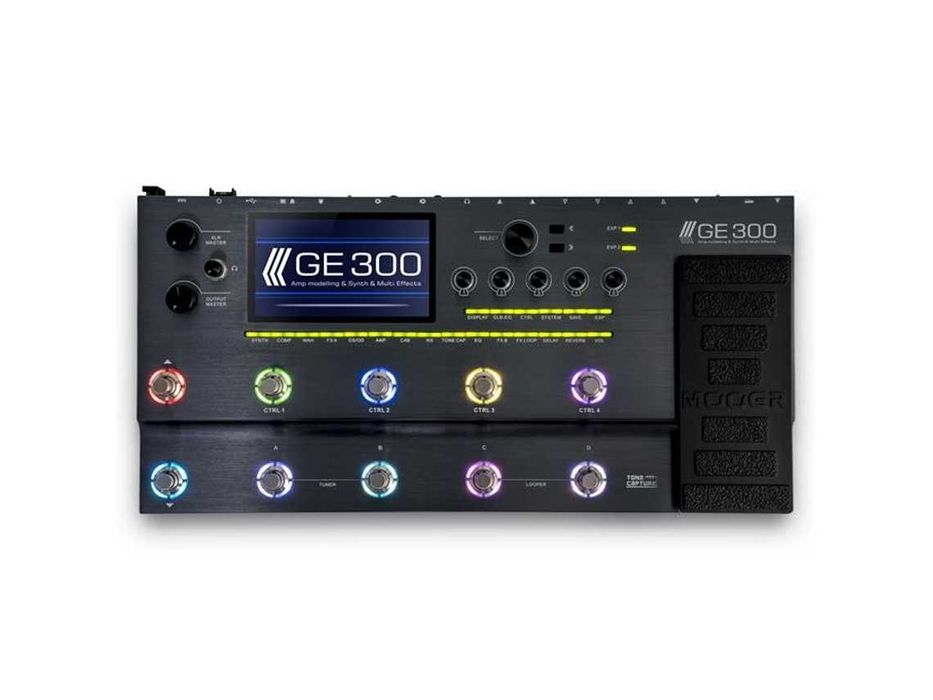 Mooer GE-300. Pedaleira multi-efeitos amp modeling = nova, c/ garantia