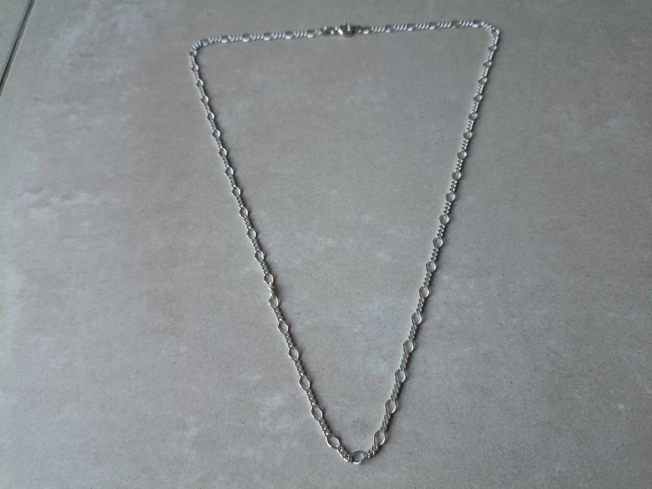 Srebrny naszyjnik łańcuszek 45 cm Figaro 4,4 g Srebro 925
