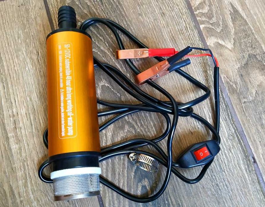 Электро насос d 51 мм на 12v для перекачки солярки дизтоплива воды