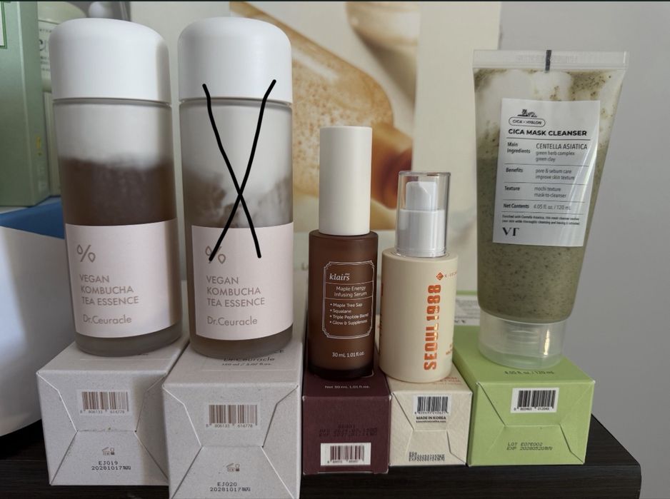 Корейська косметика догляд (Dr.Ceuracle, Medicube, Numbuzin)