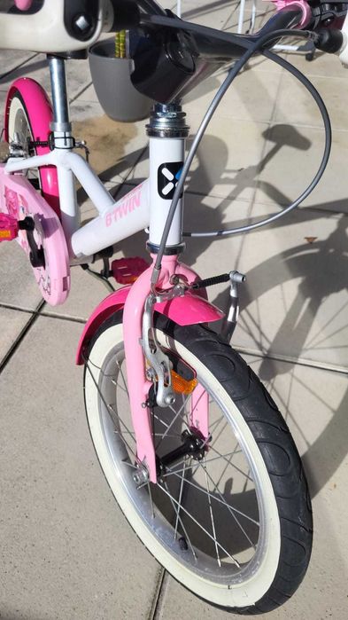 Bicicleta criança 16", (4 aos 6 anos), modelo BTWIN  500 doctor girl