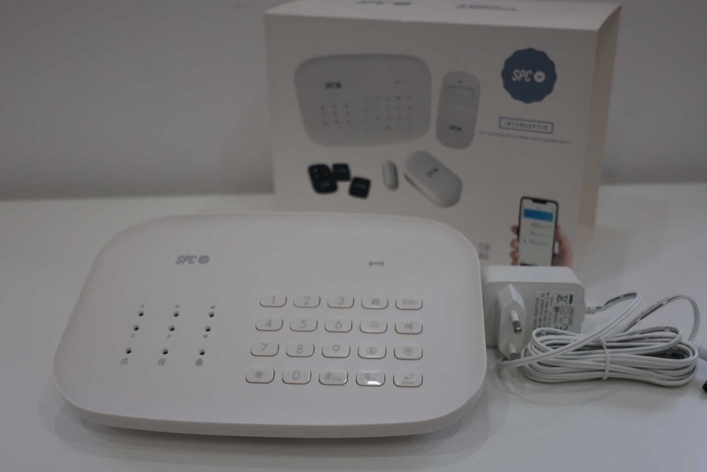 Kit Sistema Alarme Inteligente Wi-Fi SPC Novo na caixa