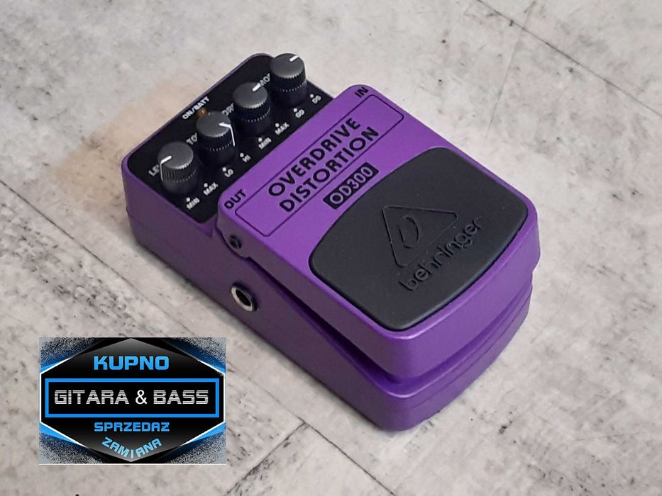 Efekt Gitarowy - OD300 Overdrive Distortion - wysyłka lub dodam Gratis