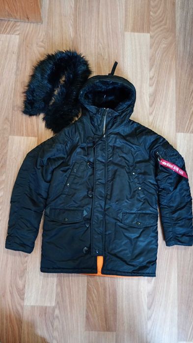 Alpha industries n3-b парка куртка зимова