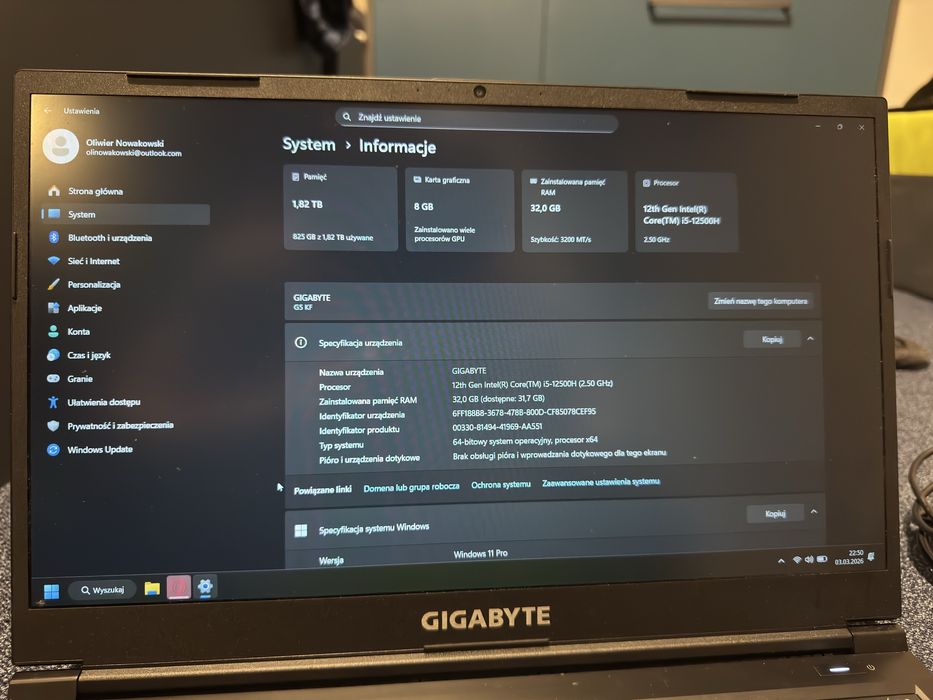 Gigabyte G5 KF | RTX 4060 | 32GB RAM | 2TB SSD