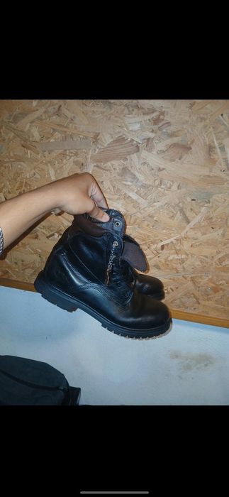 Timberland preta personalizada