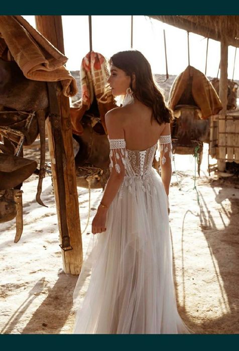 Suknia ślubna Boho r 36