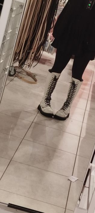 Białe glany 20 dziurkowe CENA DO NEGOCJACJE