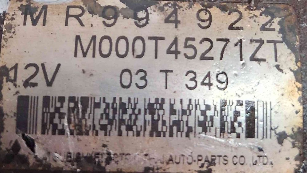 Motor de Arranque M000T45271ZT - MITSUBISHI COLT VI