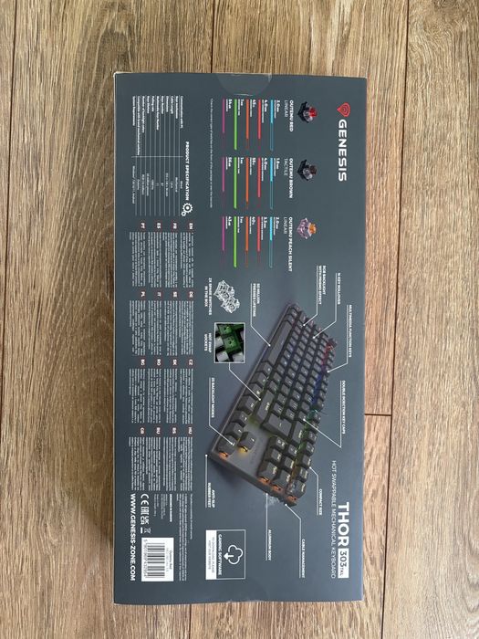 Klawiatura mechaniczna genesis thor 303tkl