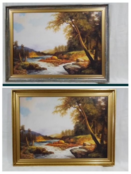 Картина репродукция 70 х 50 см. в деревянной раме 6ми.