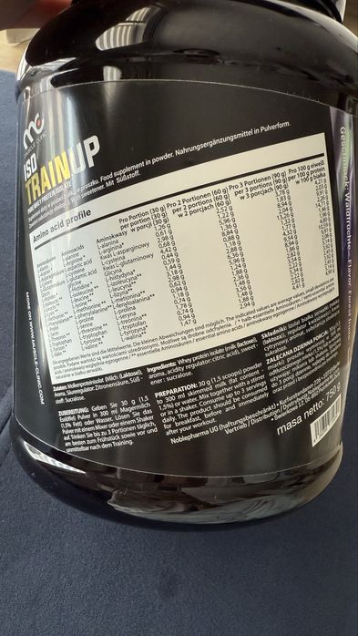 Протеїн, Muscle Clinic ISO train up protein, протеин