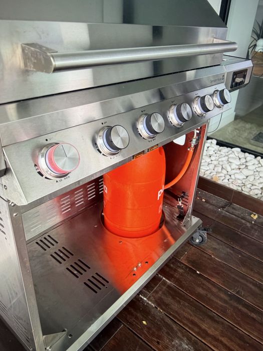 Grelhador a gás inox
