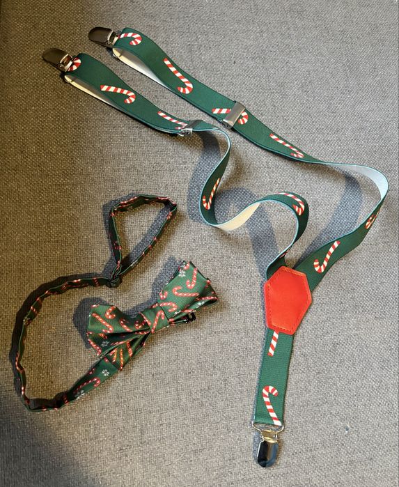 Muszka i szelki świąteczne – stan idealny