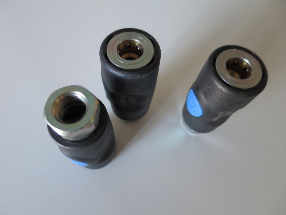 Conjunto de 3 Engate Rápido 1/4" Fêmea pneumático novos