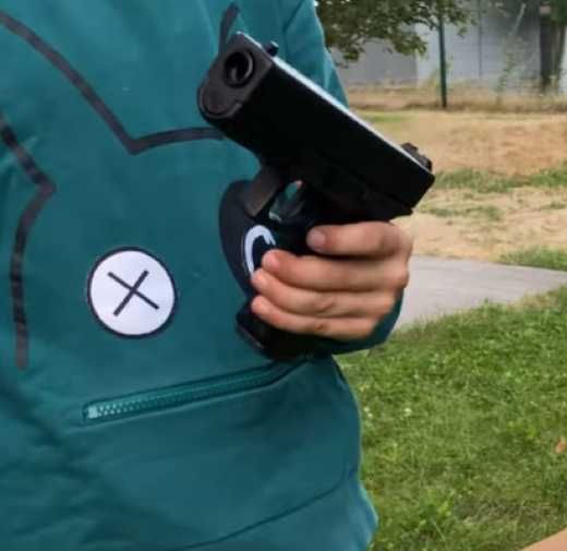 Дитячий металевий пістолет Глок 17 Glock Vigor V20 метал кульки 6 мм