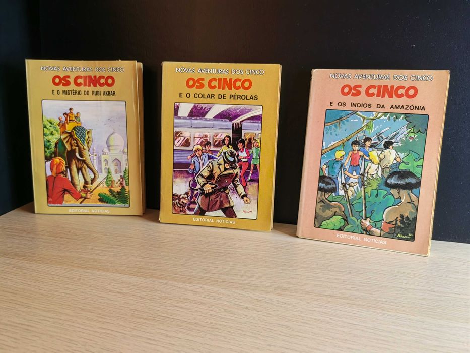 Lote 3 Livros "Novas Aventuras dos Cinco" (Vintage)