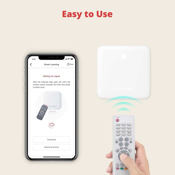 SwitchBot Hub Mini inteligentny pilot Wi-Fi z nadajnikiem podczerwieni