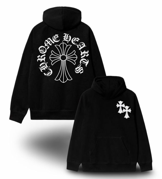 Худи Chrome Hearts Logo унисекс Хром Хартс толстовка кофта