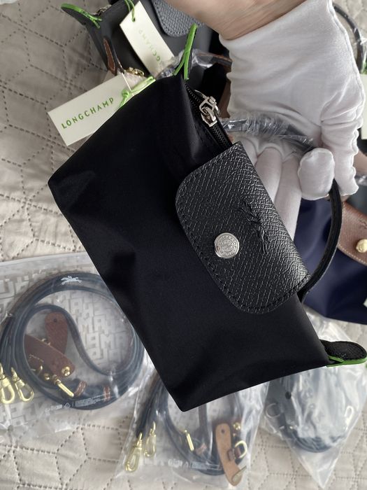 Сумка бренда Longchamp mini le pliage pouch, міні сумка, сумка на літо