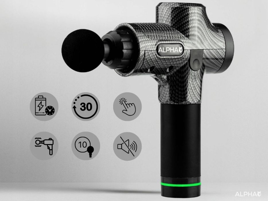 Pistolet Do Masażu - Masażer Do Pleców, Karku, Stóp I Ciała Okazja Fv