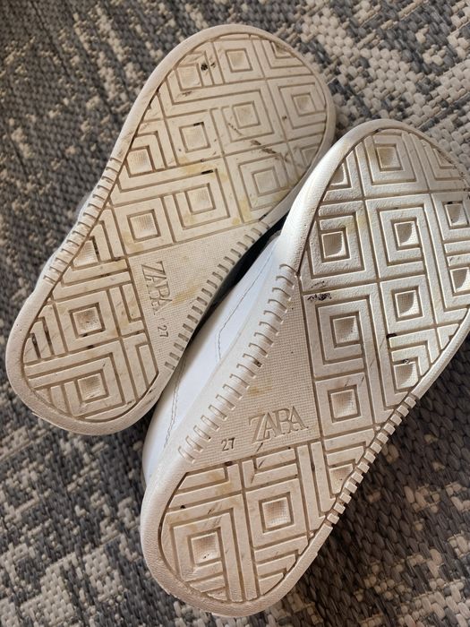 Шкіряні кеди zara 27р 17см