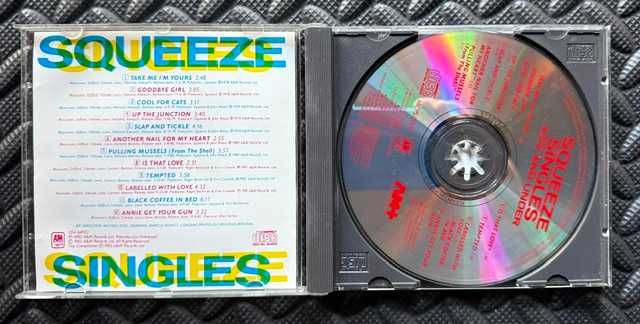 Squeeze  ‎– Singles - 45's And Under